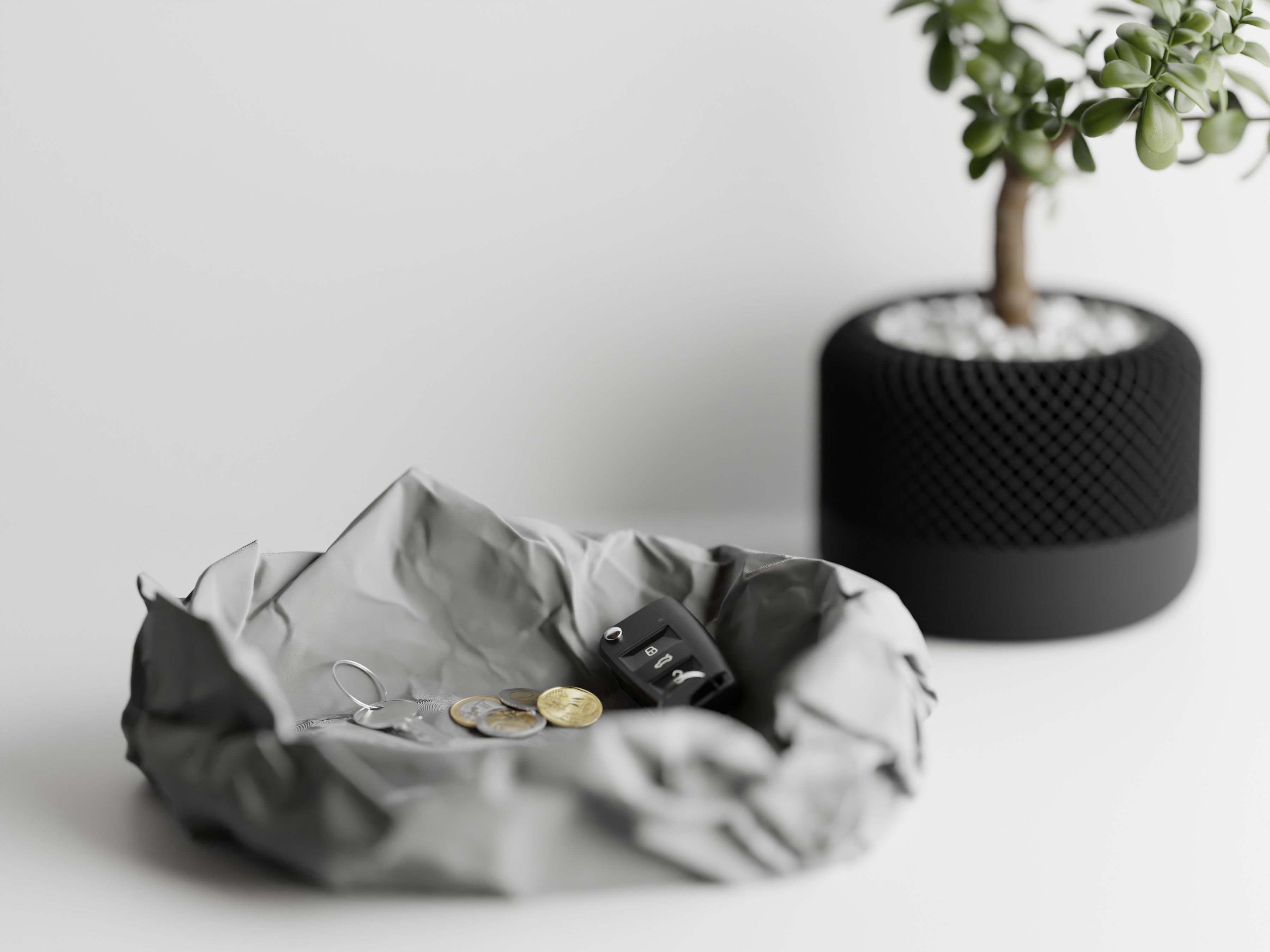 Vassoio accartocciato