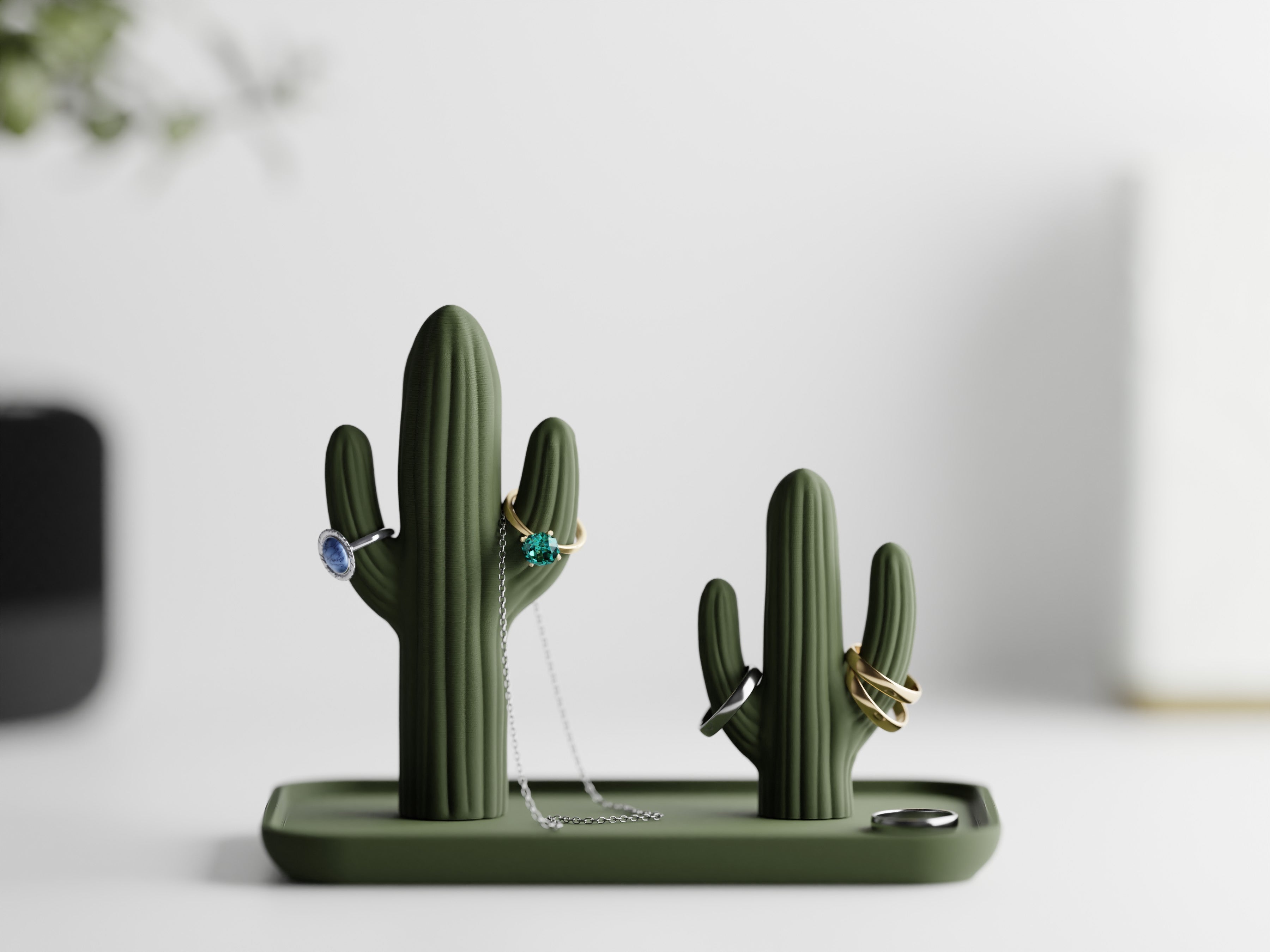 Portagioie a forma di cactus