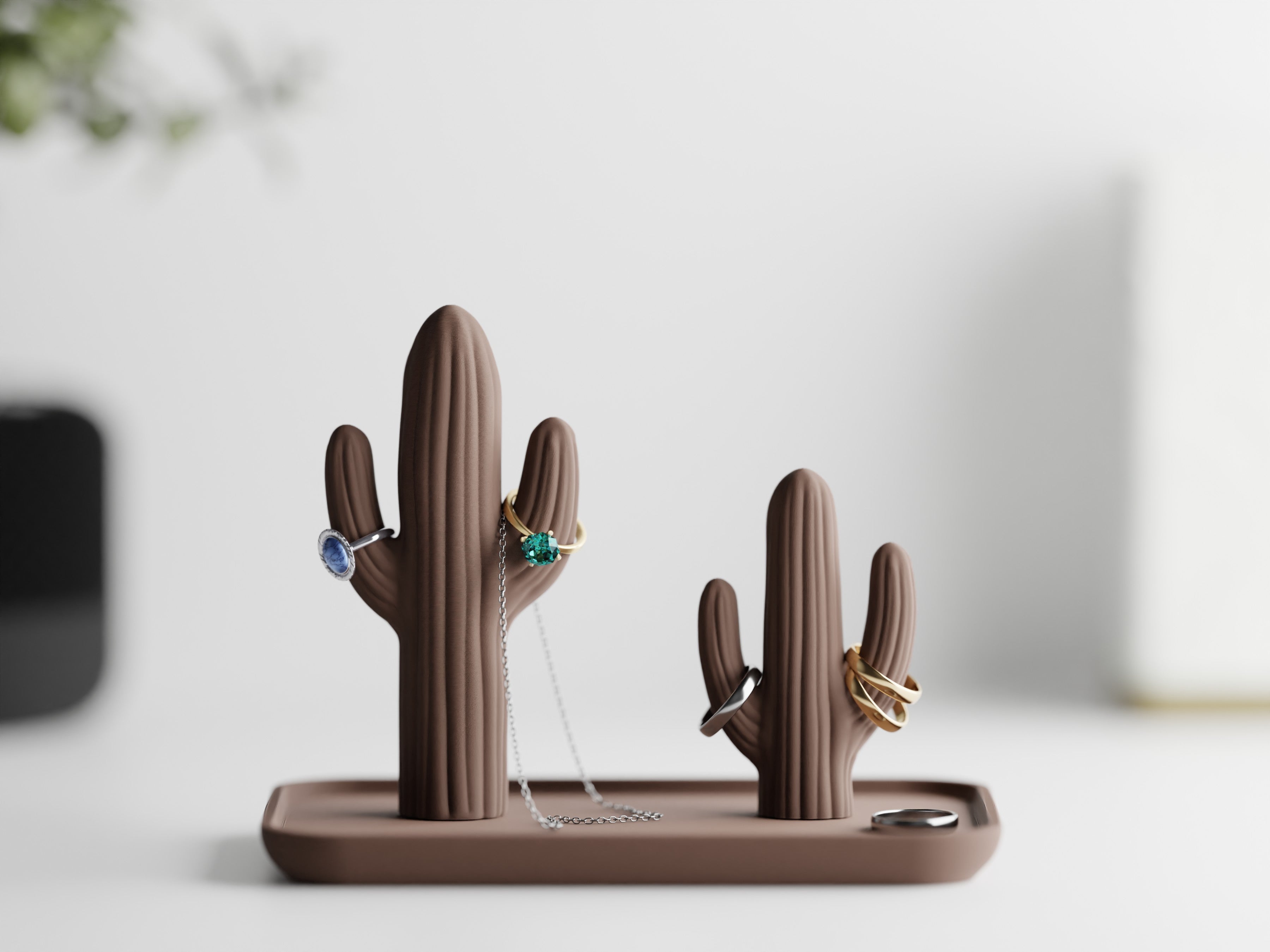 Portagioie a forma di cactus