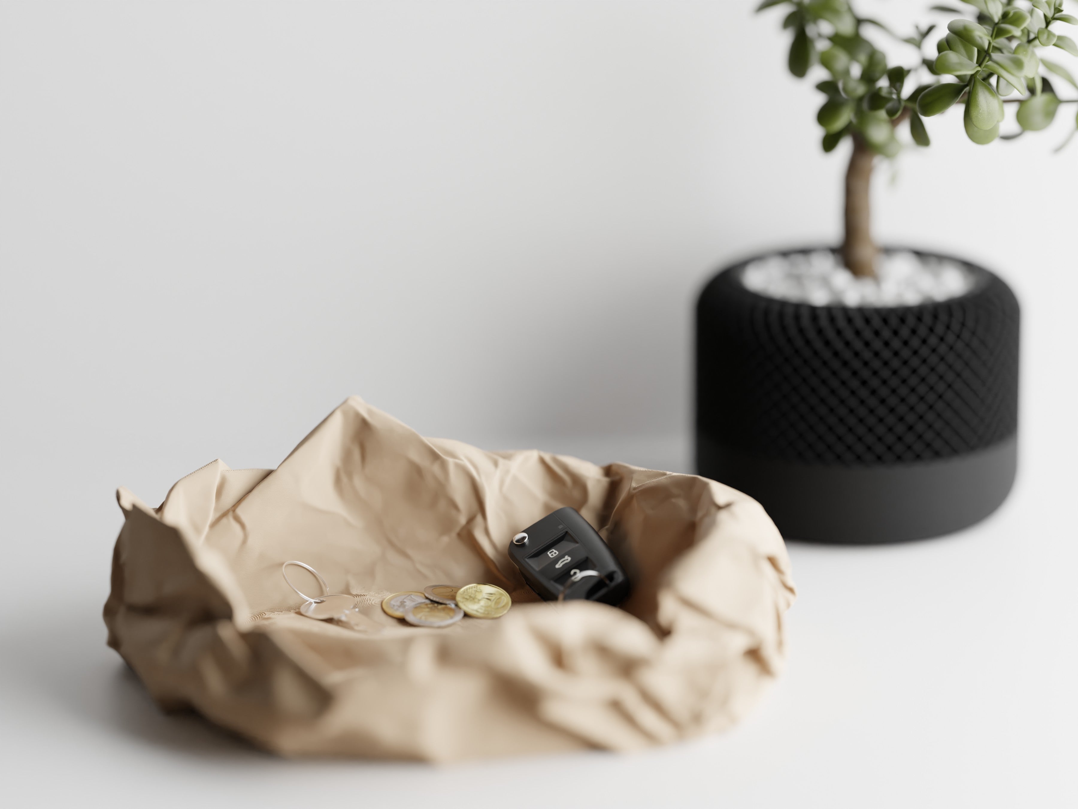 Vassoio accartocciato