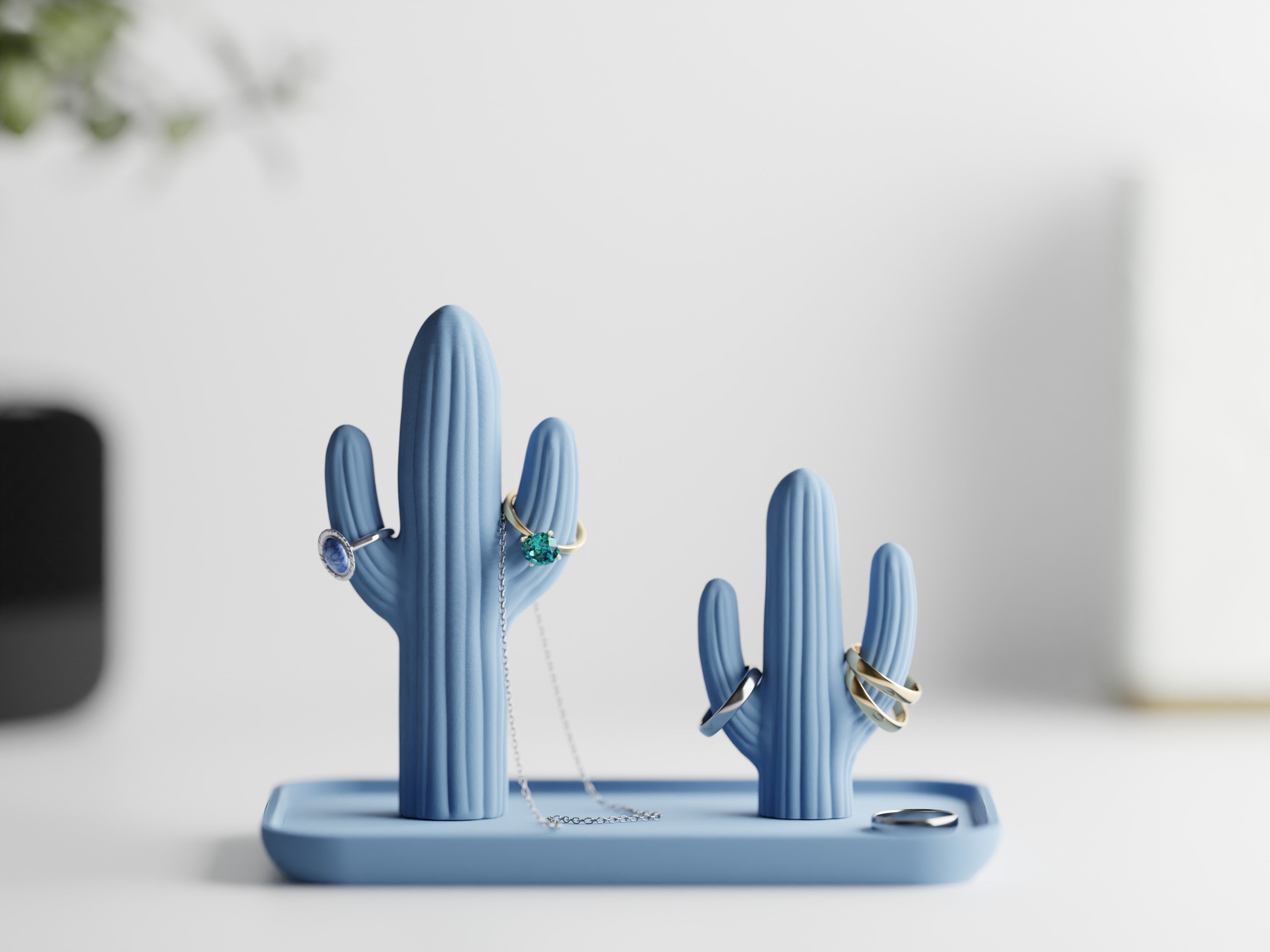 Portagioie a forma di cactus