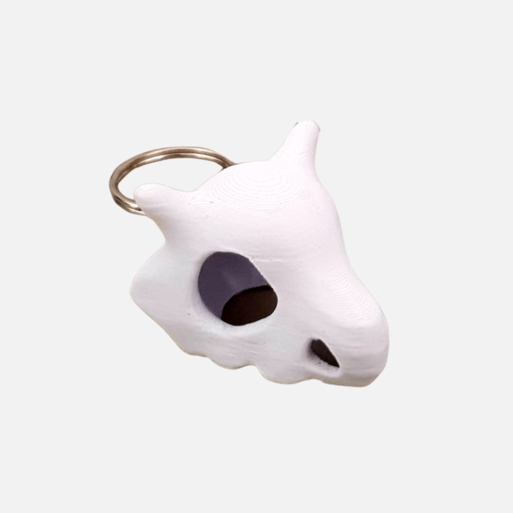 Cubone Skull Keychain