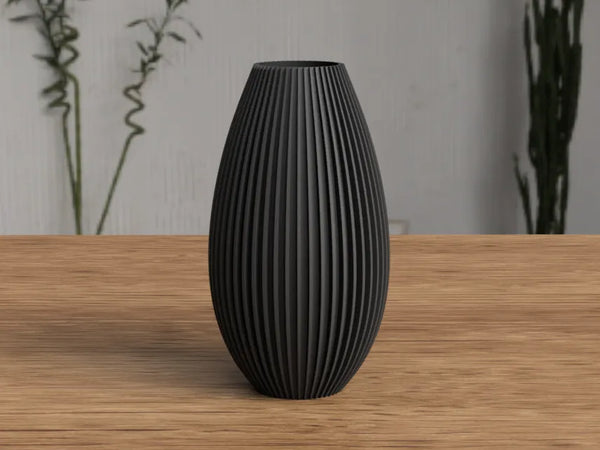 Vaso Modern Ribbed