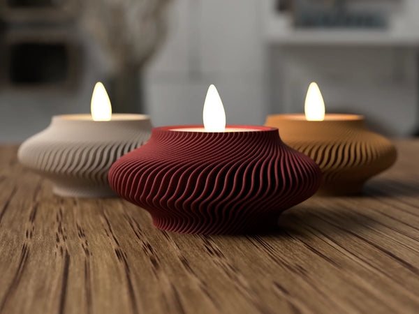 Porta candele Swirlia