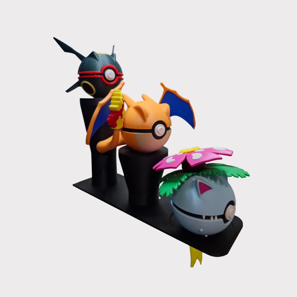 3-stufiger Pokéball-Displayständer