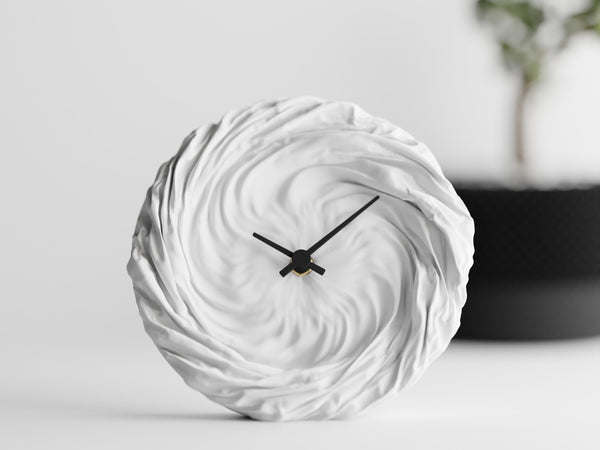 Horloge drapée