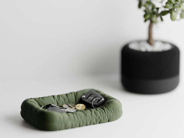 Geschwollene leere Taschen