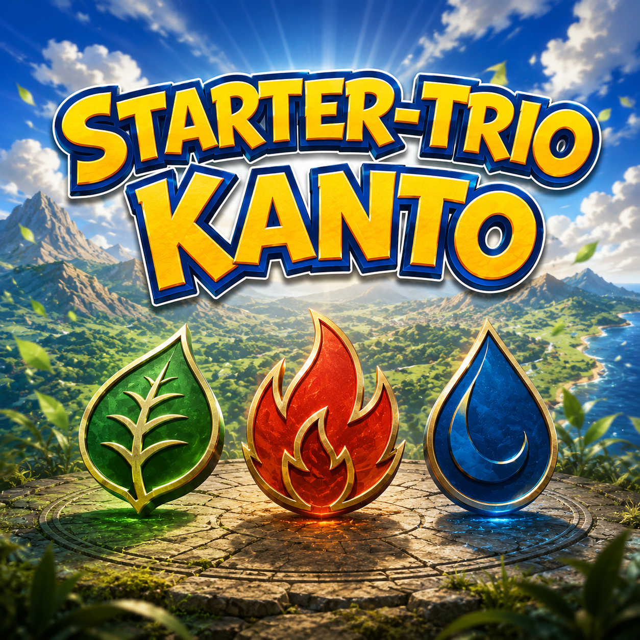 Starter-Trio Kanto
