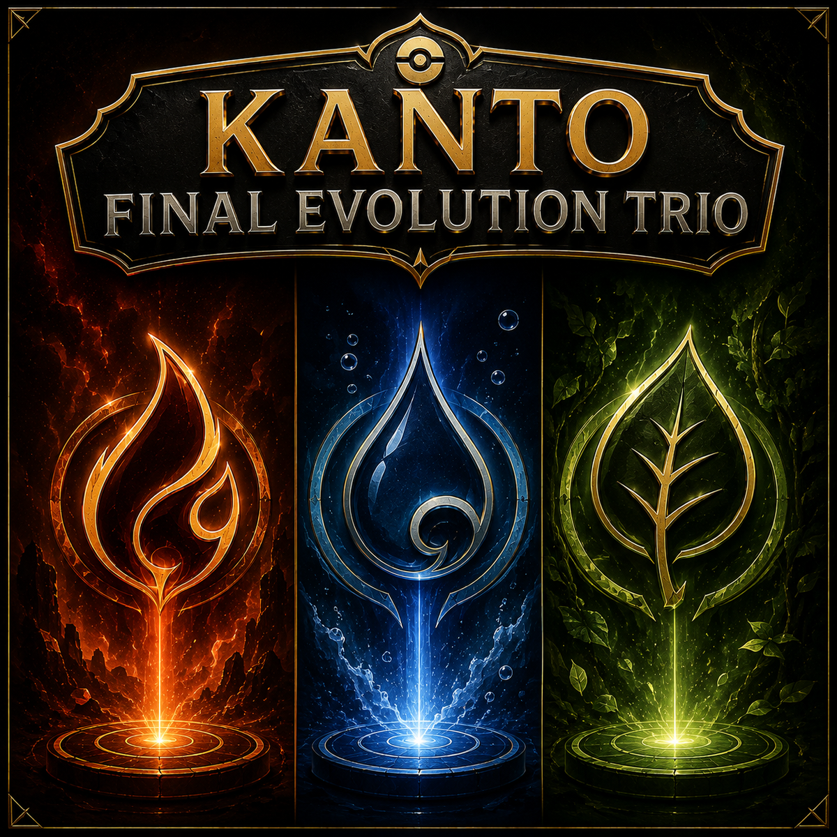Kanto Final Evolution Trio