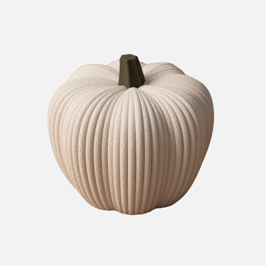 Scultura decorativa a forma di zucca