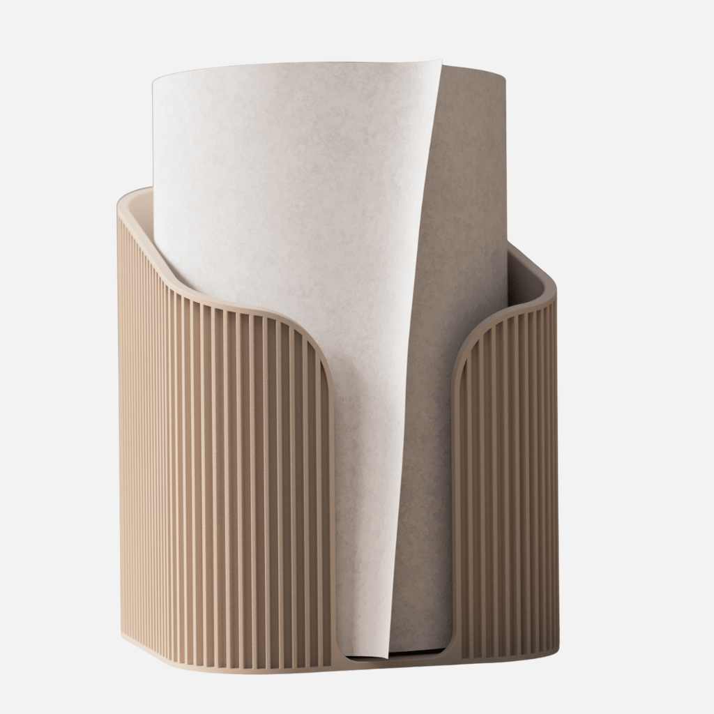 Porta rotolo di carta Japandi