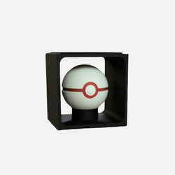 Stackable Poké Ball display (single piece)